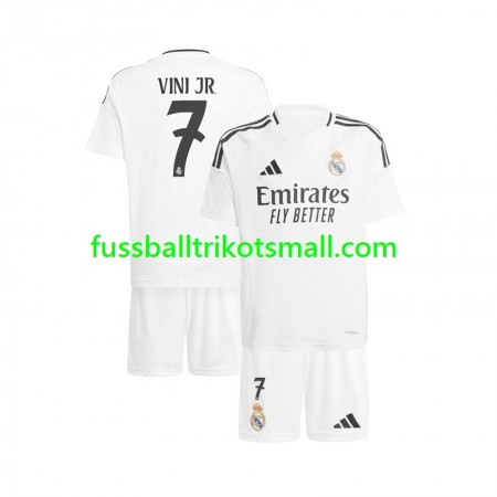 Fußballtrikots Real Madrid Vinicius Junior 7 Kinder 2024-2025 Kurzarm Heimtrikotsatz kaufen